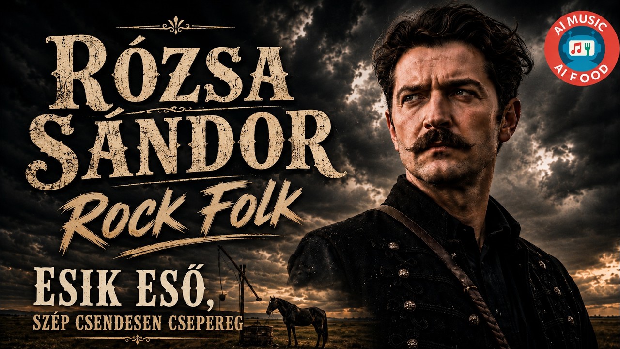 Esik eső, szép csendesen csepereg – Rózsa Sándor | Rock Folk 🎬 teljes videó 🎬