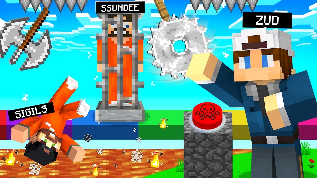 Escaping the Prison in Minecraft... (Death Run)