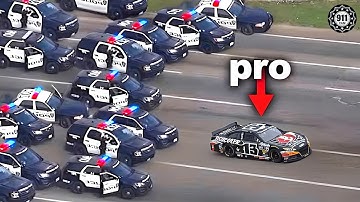 When Cops Realize They’re Chasing a Pro