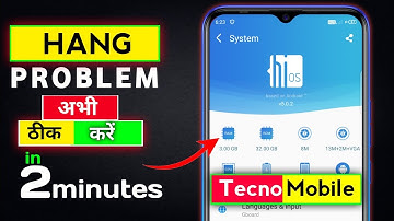 Tecno Hang Problem Solution 2024 || How To Fix Hang Problem In Tecno Phone