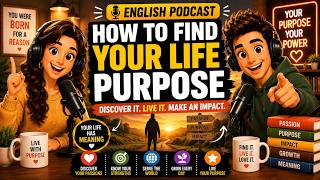 How to Find Your Life Purpose!🌟Easy English Conversation Practice #DailyEnglishDrop #BeginnerEnglish