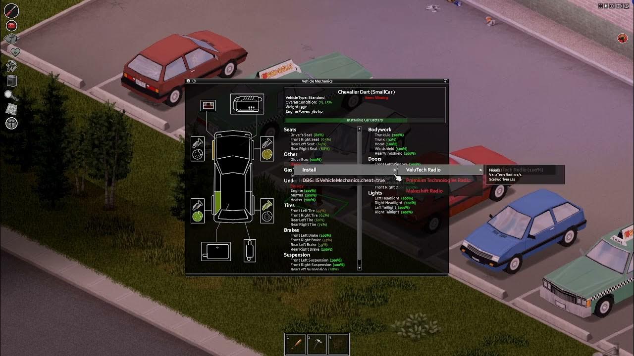 Project Zomboid Mechanic guide YouTube