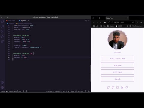 SOCIAL TREE - SPEED CODE (HTML && CSS) #ROOT 001