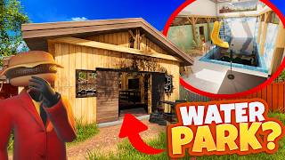 I Turned a Burnt Garage into a WATER PARK! (House Flipper 2)