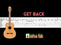Get Back Guitar Tab (The Beatles)