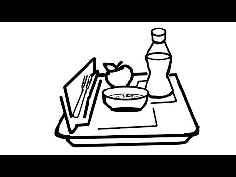 lunch tray drawing kaise bnaen|how to draw lunch tray drawing|easy ...