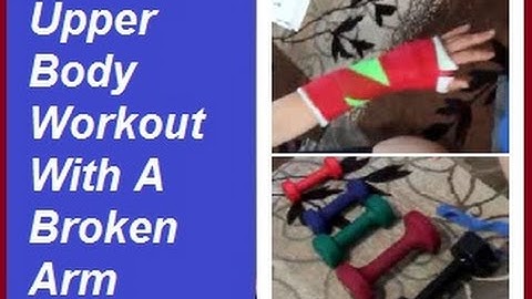 Upper Body Workout for Broken Arm: Life With A Cast (Broken Arm) Episode 10