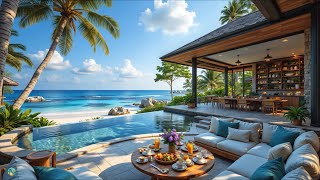🌴 Bossa Nova Jazz & Ocean Breeze – Relax at the Beachside Paradise