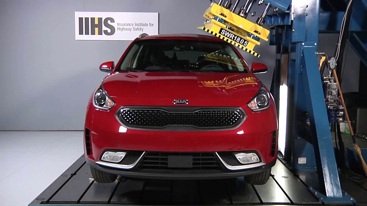 2018 Kia Niro Hybrid roof strength test YouTube