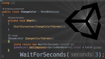 How to run code after a delay in Unity (with coroutines)