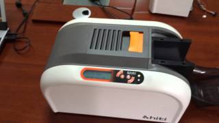CS200e Card Printer Demonstration_Single Side Printing
