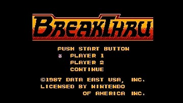 BreakThru (NES) - 1 Million Point Score Rollover (9 Loops Clear)