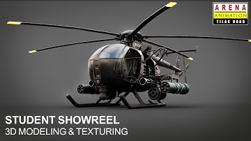Arena Animation Student 3D Modeling & Texturing Showreel