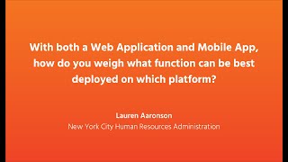 Diona Mobile Apps Improve Upon Web Portal - ISM 2017 HHS Mobility Panel | Lauren Aaronson, NYC HRA screenshot 5