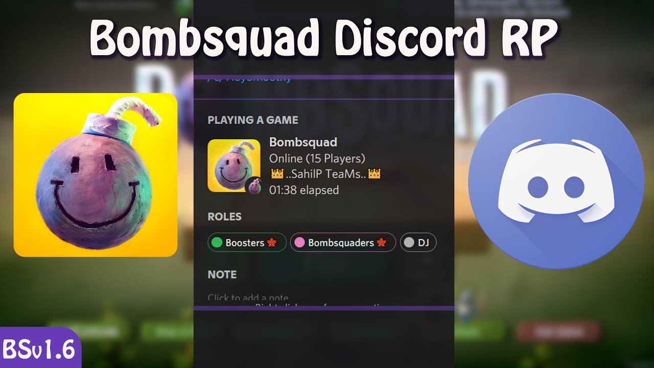 Enable Bombsquad Rich Presence on Discord Bombsquad Mods by Mr