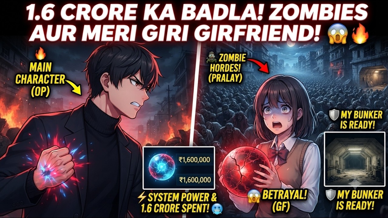 1.6 Crore Ka Badla! Zombies Aur Dhokebaaz Girlfriend | Anime Explained in Hindi 🔥