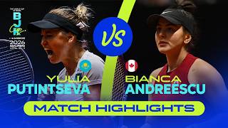 Famous Yulia Putintseva (KAZ) v Bianca Andreescu (CAN) | 2026 Billie Jean King Cup Qualifiers | Highlights Profile
