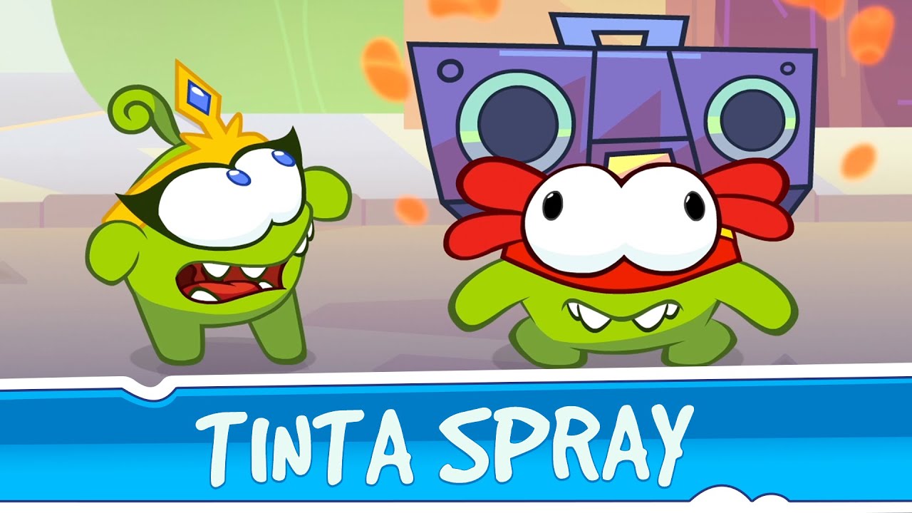 As Histórias do Om Nom - SuperNoms - Tinta Spray | Cut The Rope - YouTube