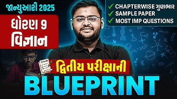 Std 9 Science દ્વિતીય પરીક્ષા Blueprint 2025 | With Sample Paper & Most IMP Questions