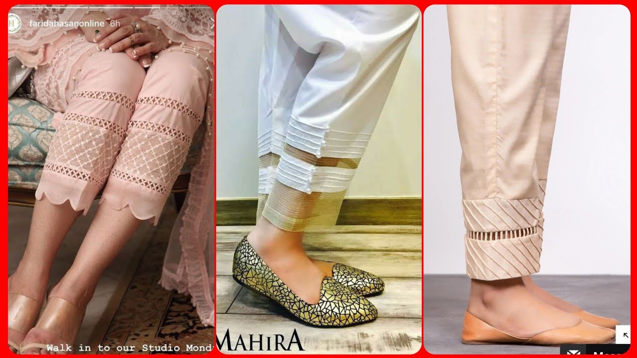 Latest Trendy Capri Trouser Design 2022  Salwar Poncha Design #Capri  #Trousers #Plazo #Pant #Poncha 