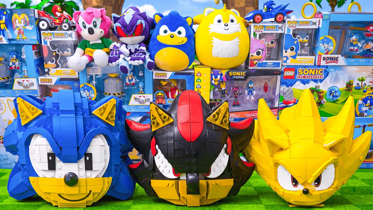 Sonic the Hedgehog Toy collection Unboxing | Super Sonic, Shadow LEGO Mystery Box