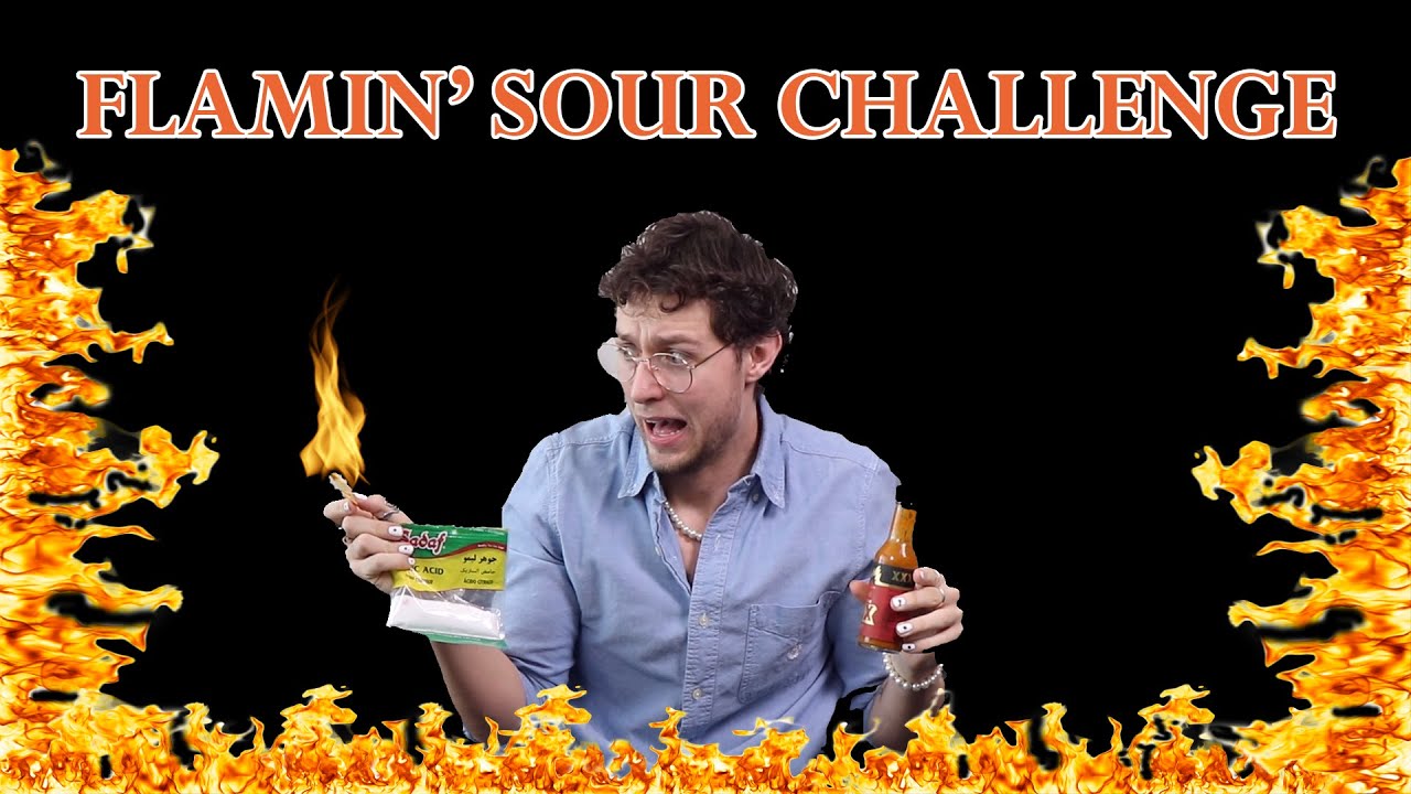 FLAMIN' SOUR CHALLENGE!