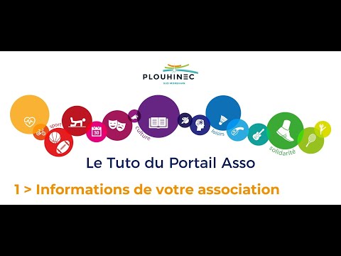 Informations de votre association - Portail Associatif