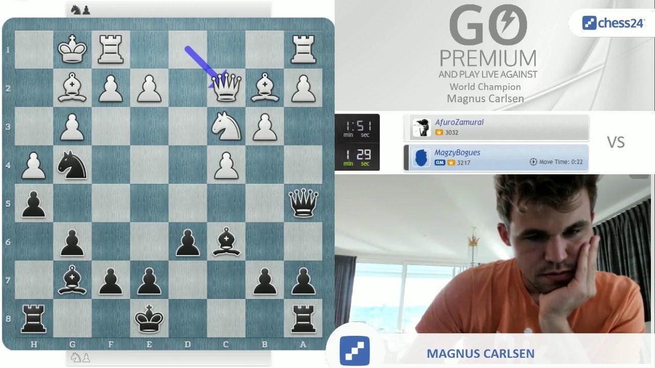 Magnus carlsen is live on lichess - YouTube