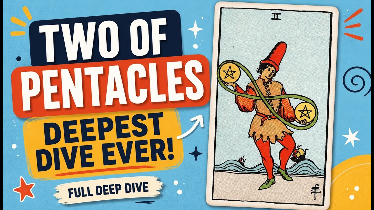 Two of Pentacles Tarot Deep Dive | Meanings, Symbolism, Reversals & Astrology