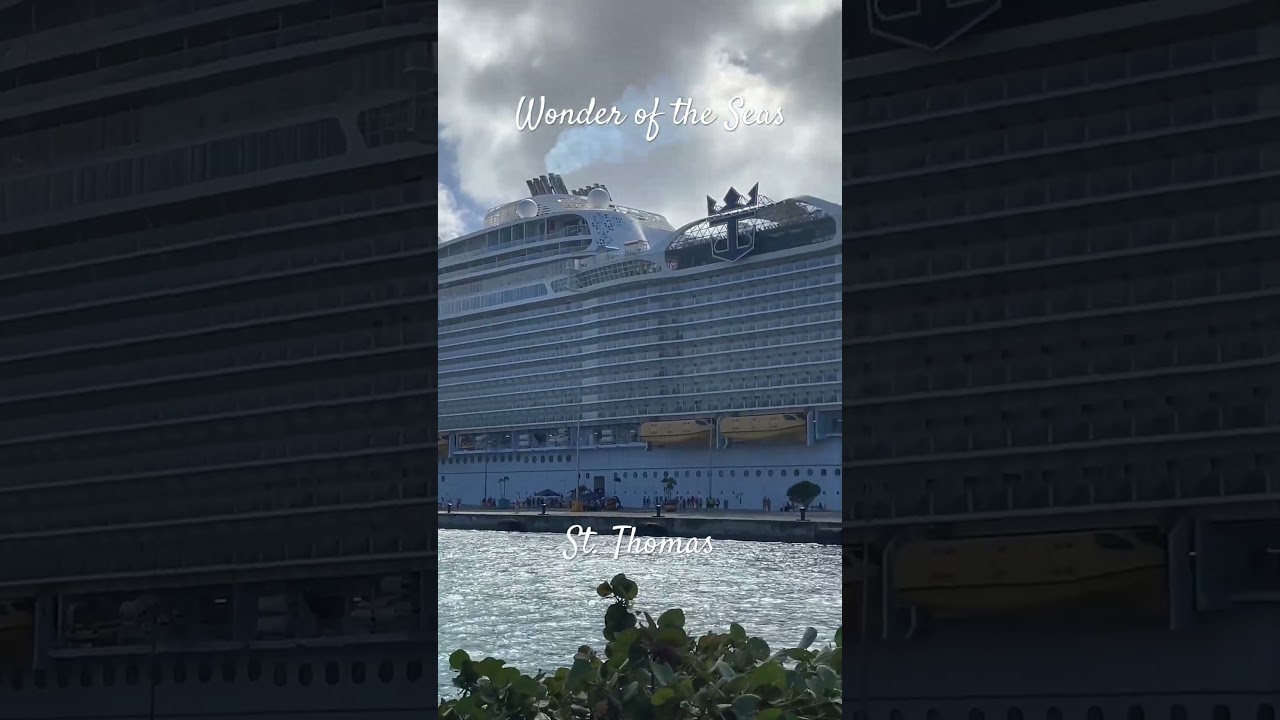 Wonder of the Seas in st. Thomas 
