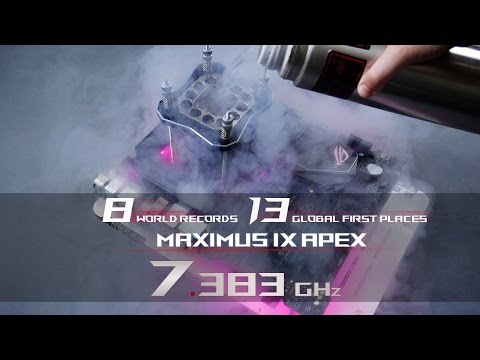 Z270 Maximus IX Apex | Best OC performance @ 7.383GHz using i7-7700K | ROG