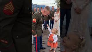The Groom Had to Stop Everything for This Tiny Guest