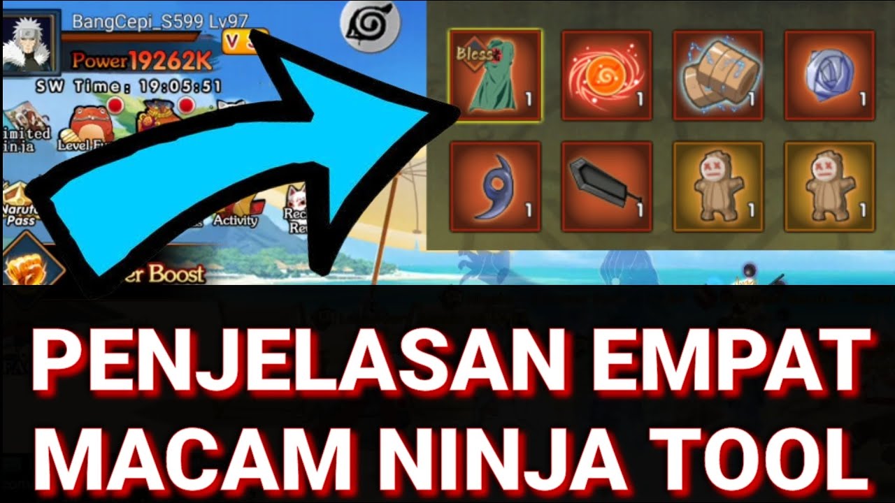 Ultimate FightSurvival Penjelasan Empat Macam Ninja Tool YouTube