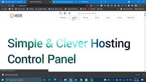 Amazon Educate Account - Amazon EC2 (Ubuntu Server),  Vesta Control Panel, FTP