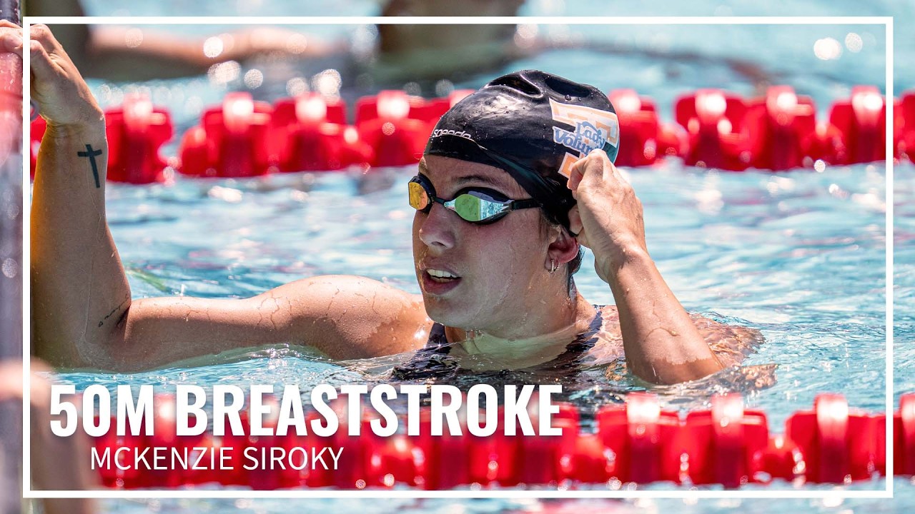 Mckenzie Siroky Secures National Title in 50M Breaststroke | 2026 Toyota National Championships