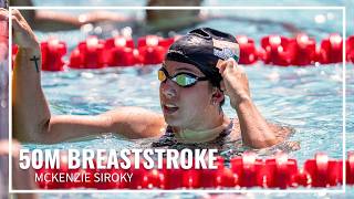 Mckenzie Siroky Secures National Title in 50M Breaststroke | 2026 Toyota National Championships