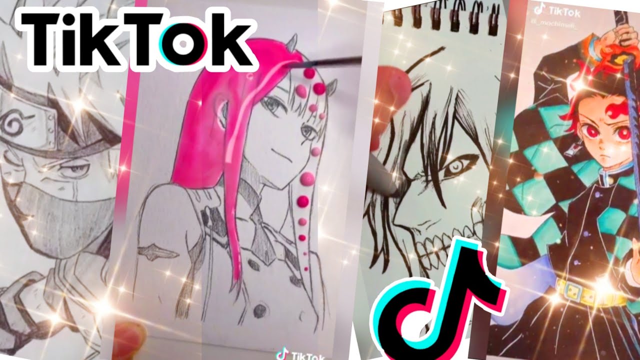 como desenhar sakura e colorir｜Pesquisa do TikTok