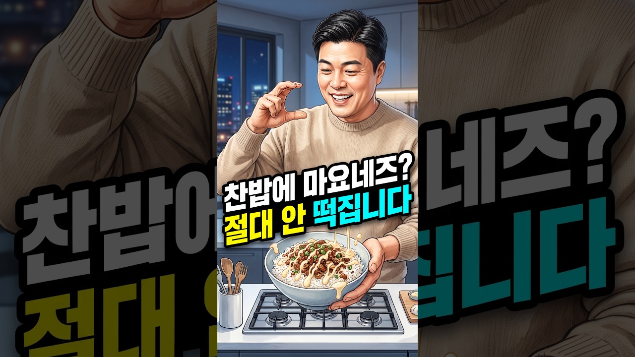 고깃집 볶음밥, 밥이 떡지지 않는 비법은 마요네즈! 레시피 숏폼 썸네일
