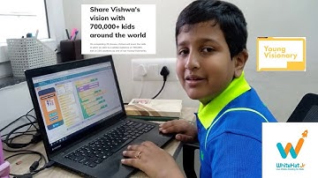WhiteHat Junior I Young Visionary Challenge I Coding Master I FitKid AppIdea I Vishwa I RedHat Coder