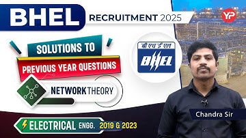 Network Theory PYQ BHEL 2019, 2023 Previous year Paper Solutions | Electrical