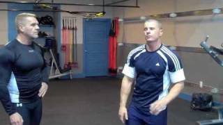 Feet Elevated 2 SB Pushup