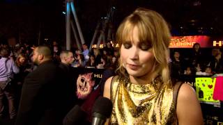 The Hunger Games World Premiere - Jennifer Lawrence Interview (3/12/12)