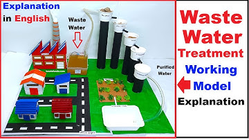 waste water treatment purification working model explanation in english - howtofunda