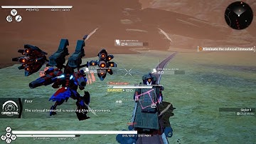 Daemon X Machina - Co-Op Mission (Solo Run) - Destroy Snatcher