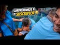 Sorprendimos a un suscriptor al conocerlo *MIRA SU REACCIÓN*