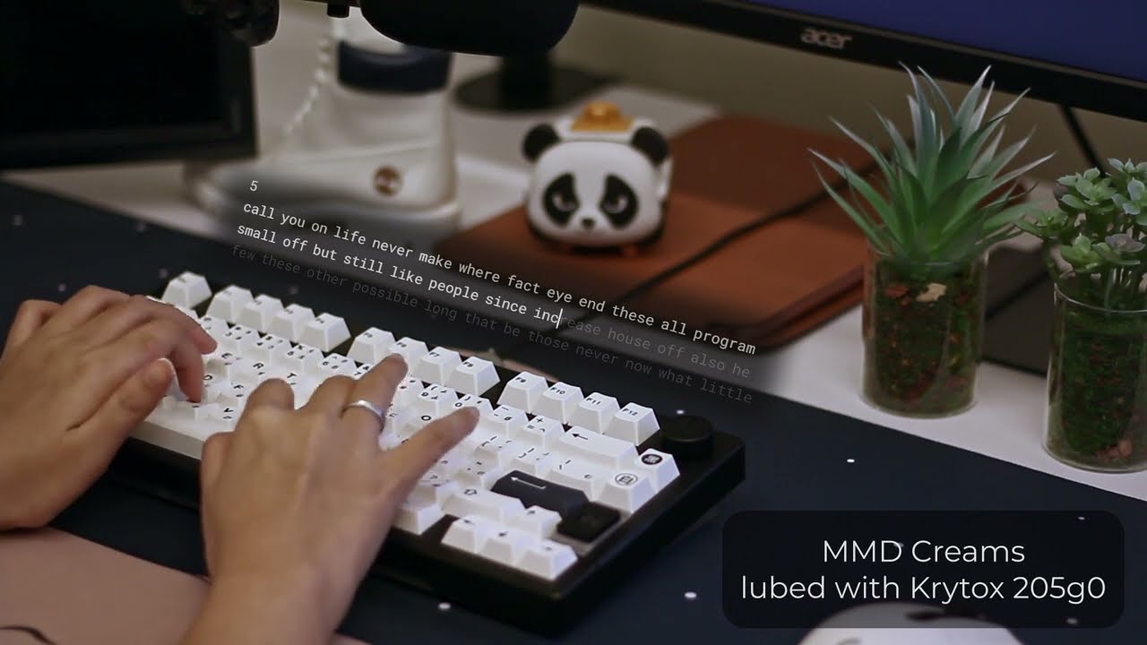 MW75 r2 MMD Cream Switch Sound Test Better NK Creams? YouTube