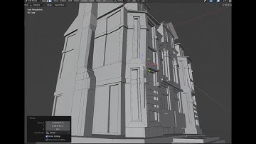 Simple but fast: modeling derelict building