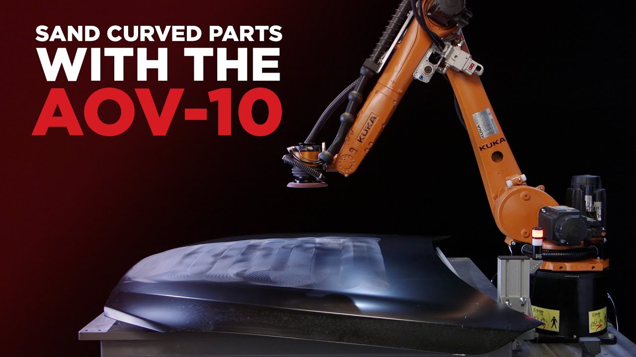 Sand Curved Surfaces Easily