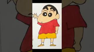 How to draw Shinchan cartoon #shorts #youtubeshorts #shortvideo #ytshort #viral #trending #short