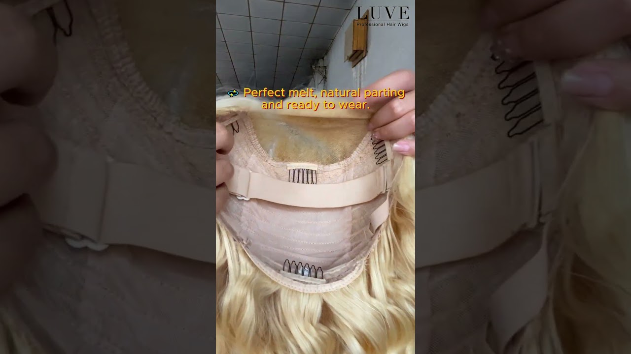 Blonde Bombshell Vibes 💛✨ 613 Loose Body Wave Glueless Closure Wig 